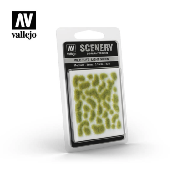 Vallejo " Scenery " SC407 Wild Tuft – Light Green